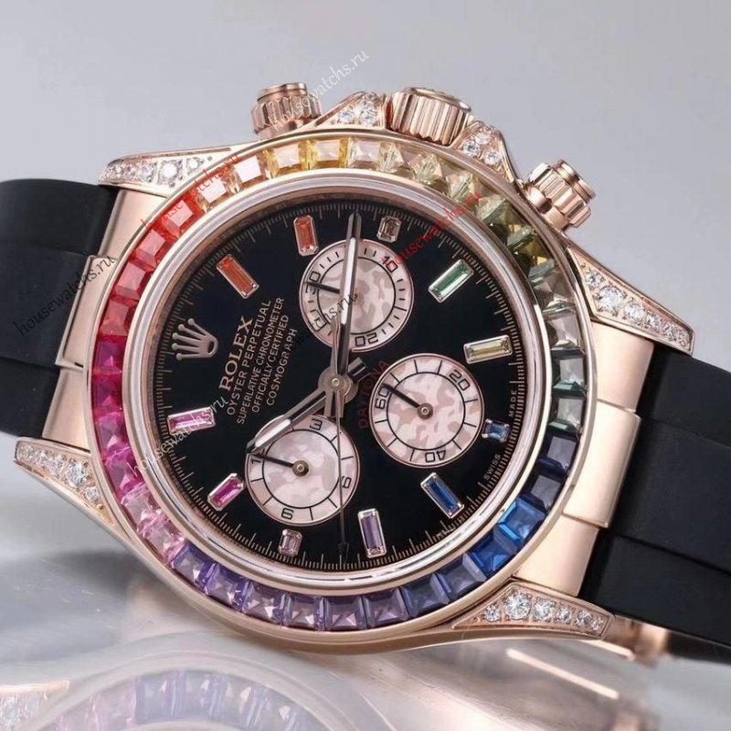Копия Часы Rolex Oyster Perpetual Daytona Rainbow HЭ402