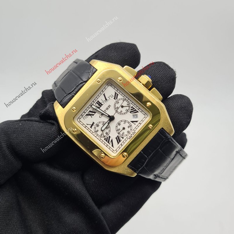 Копия Часы Cartier Santos 100 H104308