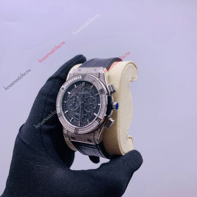 Копия Часы Hublot Classic Fusion Chrono Diamonds H104371