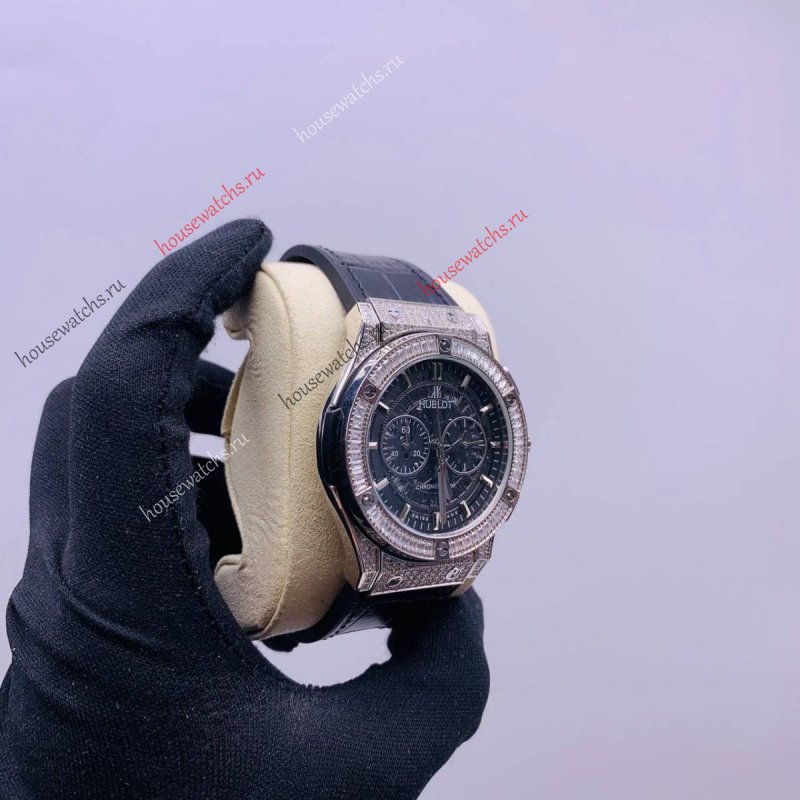 Копия Часы Hublot Classic Fusion Chrono Diamonds H104371