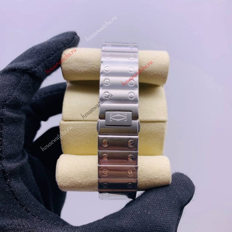 Копия Часы Cartier Santos de Cartier Diamonds H104372