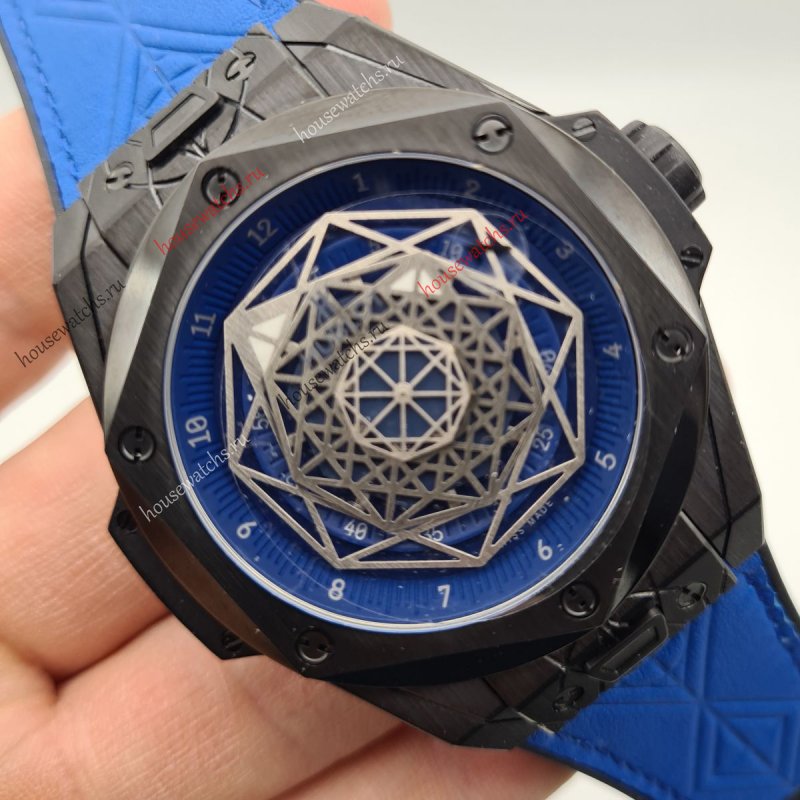 Копия Часы Hublot Big Bang Sang Bleu HЭ497