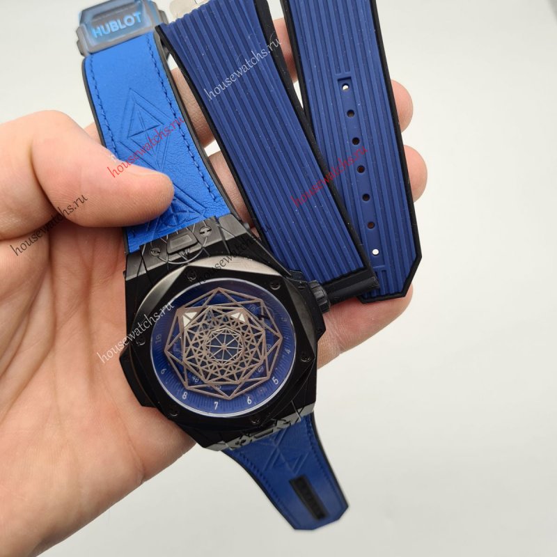 Копия Часы Hublot Big Bang Sang Bleu HЭ497