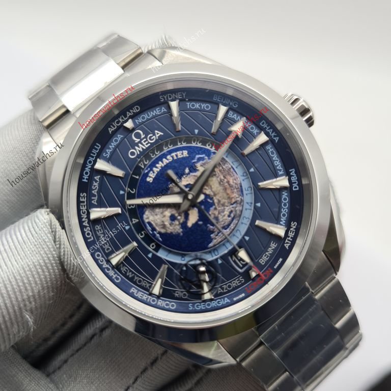 Копия Часы Omega Seamaster Aqua Terra GMT Worldtimer HЭ534