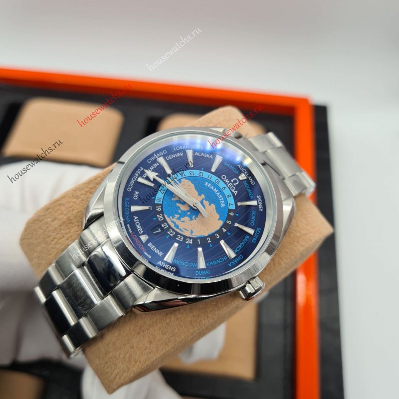 Копия Часы Omega Seamaster Aqua Terra GMT Worldtimer Артикул H105200
