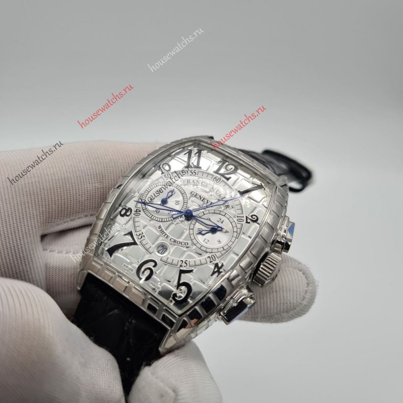 Копия Часы Franck Muller Croco Collection White Croco Артикул H105215