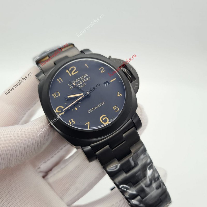 Копия Часы Panerai Luminor Tuttonero GMT Ceramic Артикул H105229
