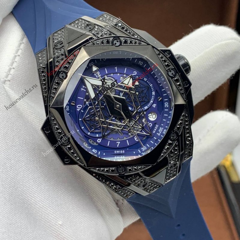 Копия Часы HUBLOT Big Bang Sang Bleu H105729