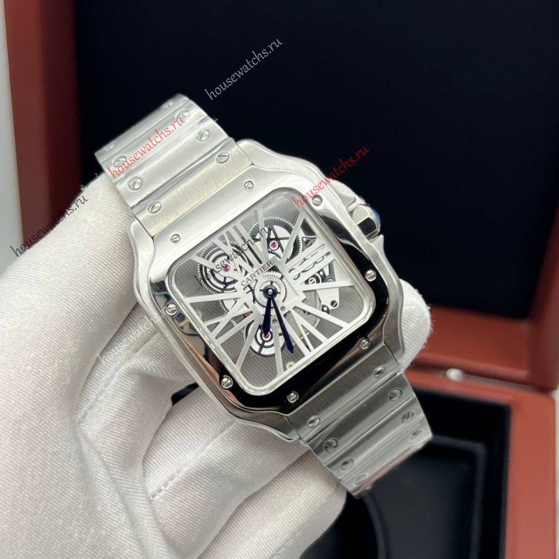 Копия Часы Cartier Santos Dumont Skeleton H105947