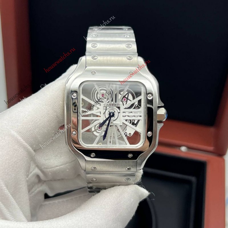 Копия Часы Cartier Santos Dumont Skeleton H105947