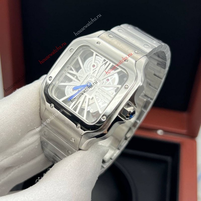 Копия Часы Cartier Santos Dumont Skeleton H105947