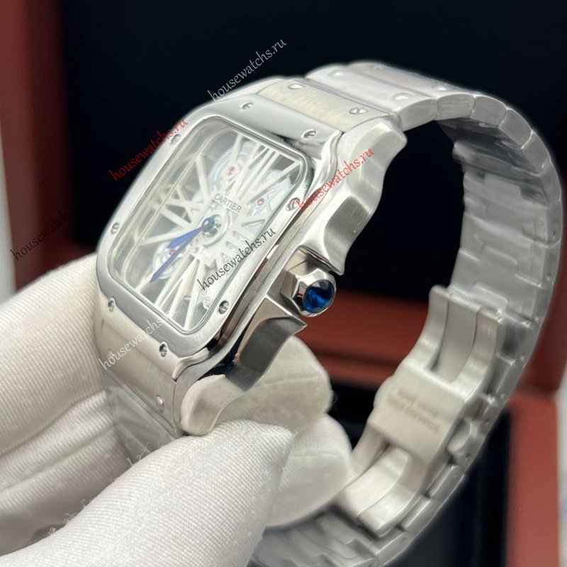 Копия Часы Cartier Santos Dumont Skeleton H105947