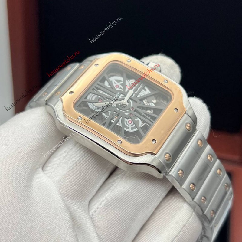 Копия Часы Cartier Santos Dumont Skeleton H105948