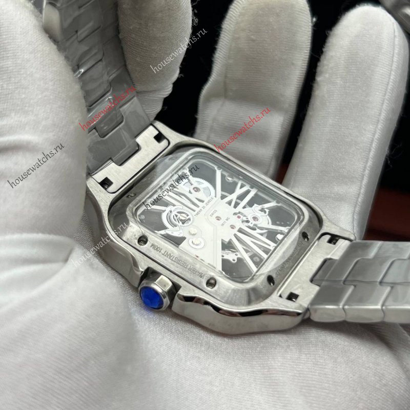 Копия Часы Cartier Santos Dumont Skeleton H105948