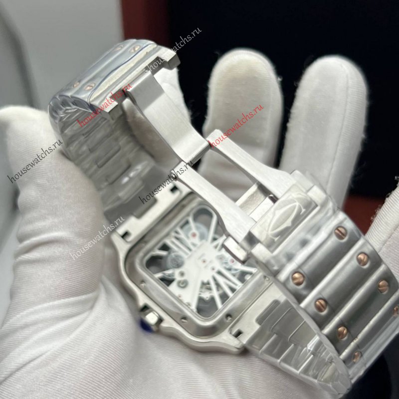 Копия Часы Cartier Santos Dumont Skeleton H105948