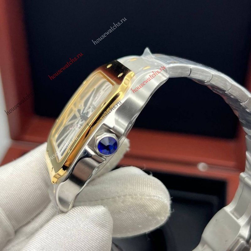 Копия Часы Cartier Santos Dumont Skeleton H105949