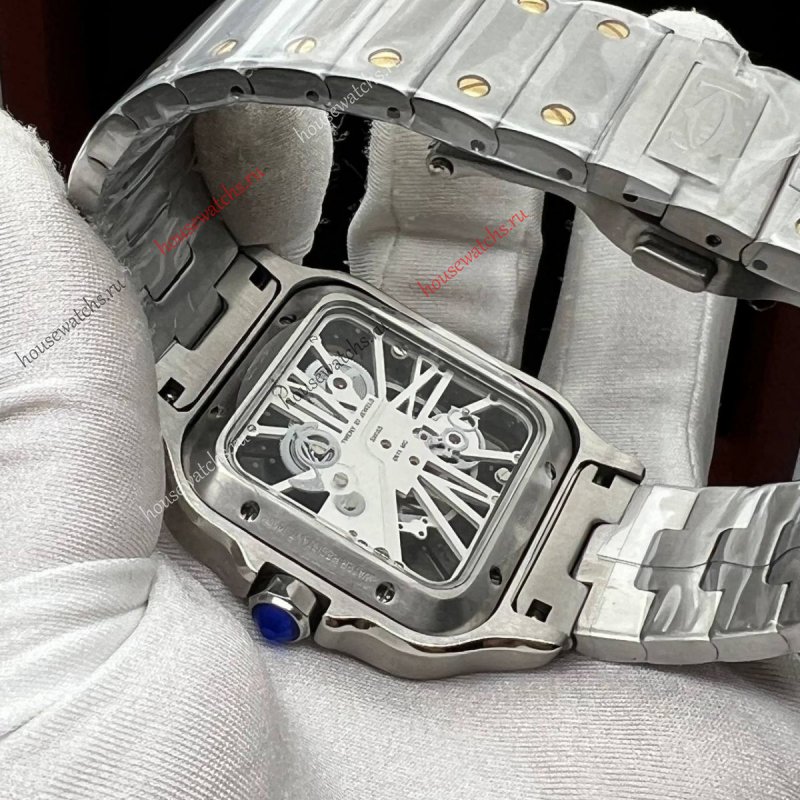 Копия Часы Cartier Santos Dumont Skeleton H105949