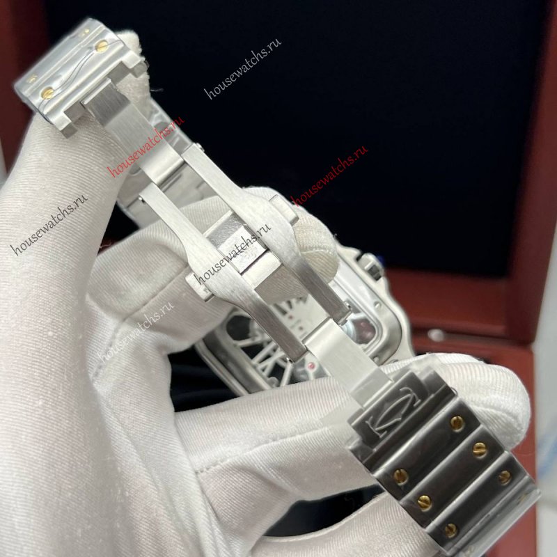 Копия Часы Cartier Santos Dumont Skeleton H105949