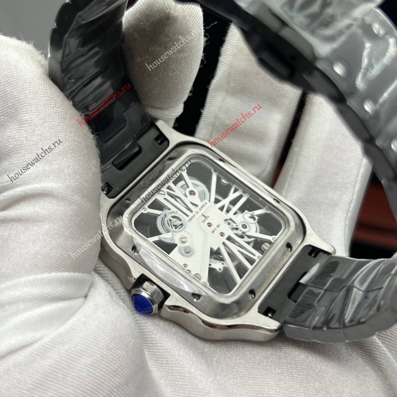 Копия Часы Cartier Santos Dumont Skeleton H105950