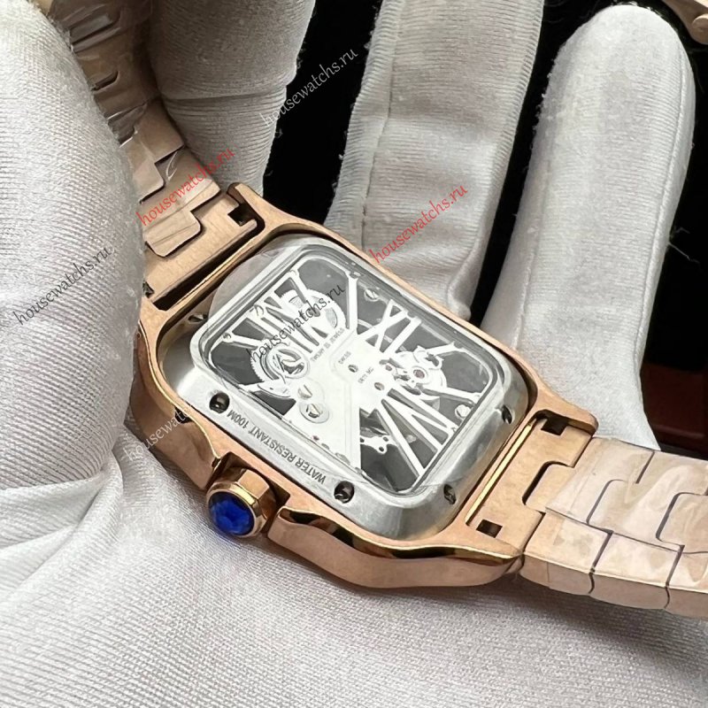 Копия Часы Cartier Santos Dumont Skeleton H105951