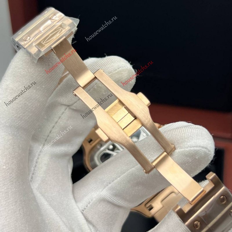 Копия Часы Cartier Santos Dumont Skeleton H105951