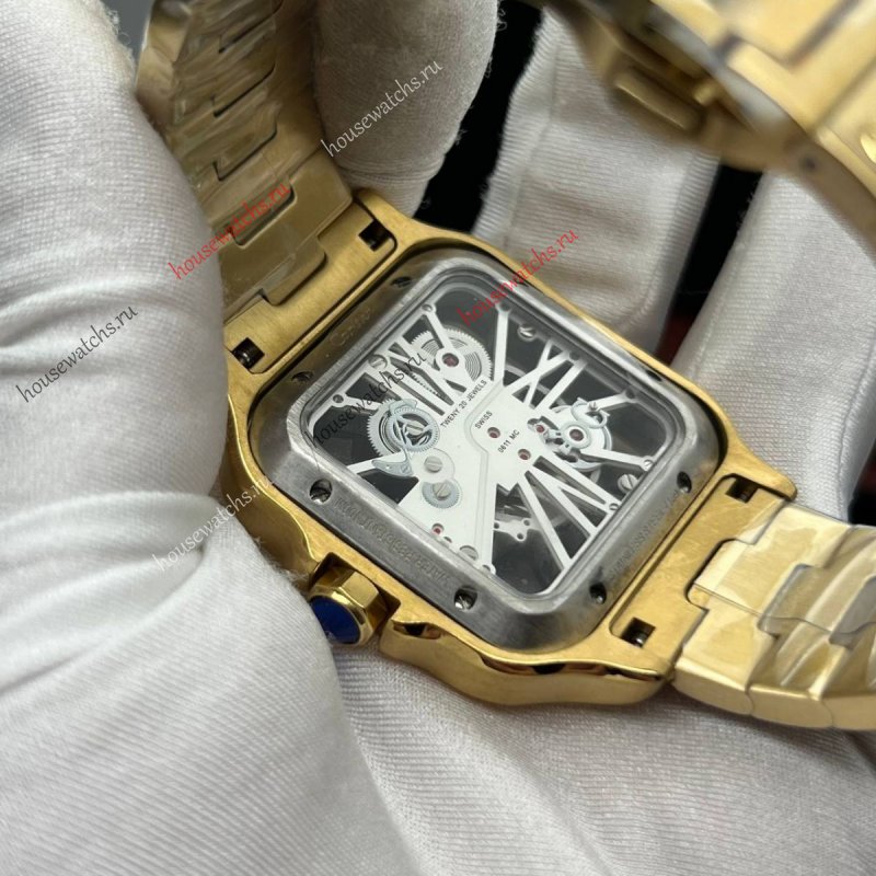 Копия Часы Cartier Santos Dumont Skeleton H105952