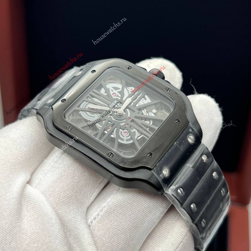 Копия Часы Cartier Santos Dumont Skeleton H105953