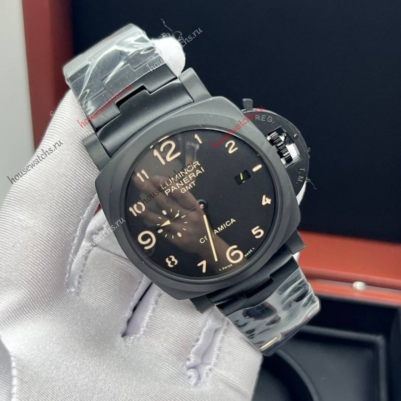 Копия Часы Panerai Luminor Gmt Ceramica H106034