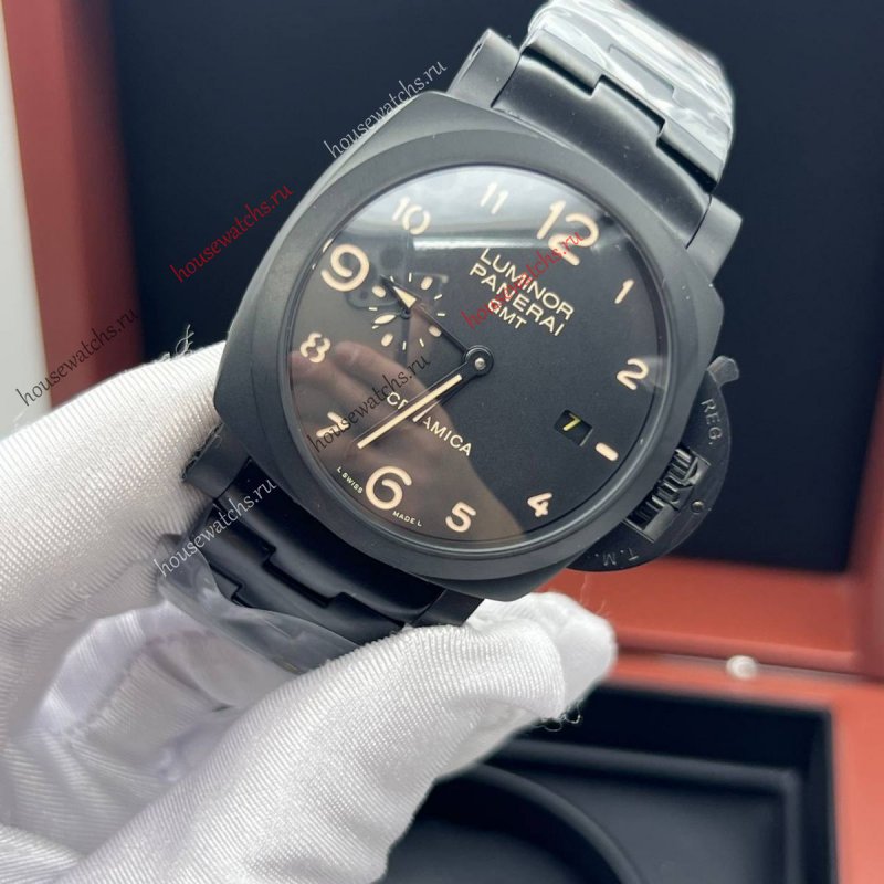 Копия Часы Panerai Luminor Gmt Ceramica H106034